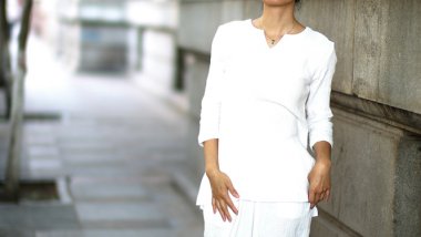 瑜伽服也有这么美的街拍