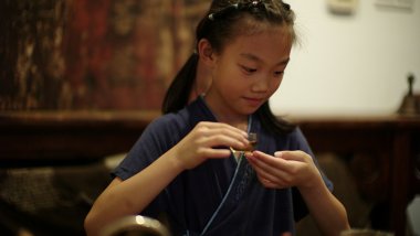 精微2018 | 少儿茶艺公益课堂第一期