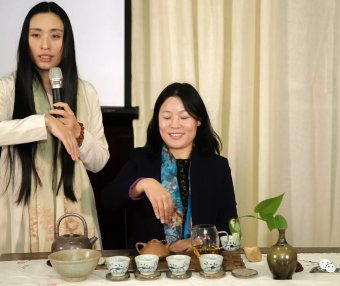 【觉茶道】汪云老师受邀为北京朝阳区女干部进行茶道培训