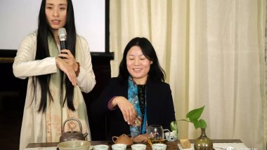 【觉茶道】汪云老师受邀为北京朝阳区女干部进行茶道培训