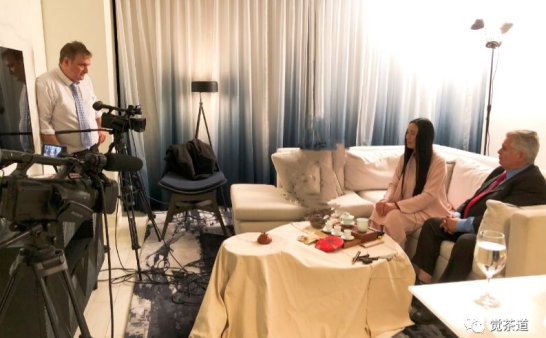 【觉茶道】汪云、郑耀添老师出访美国交流